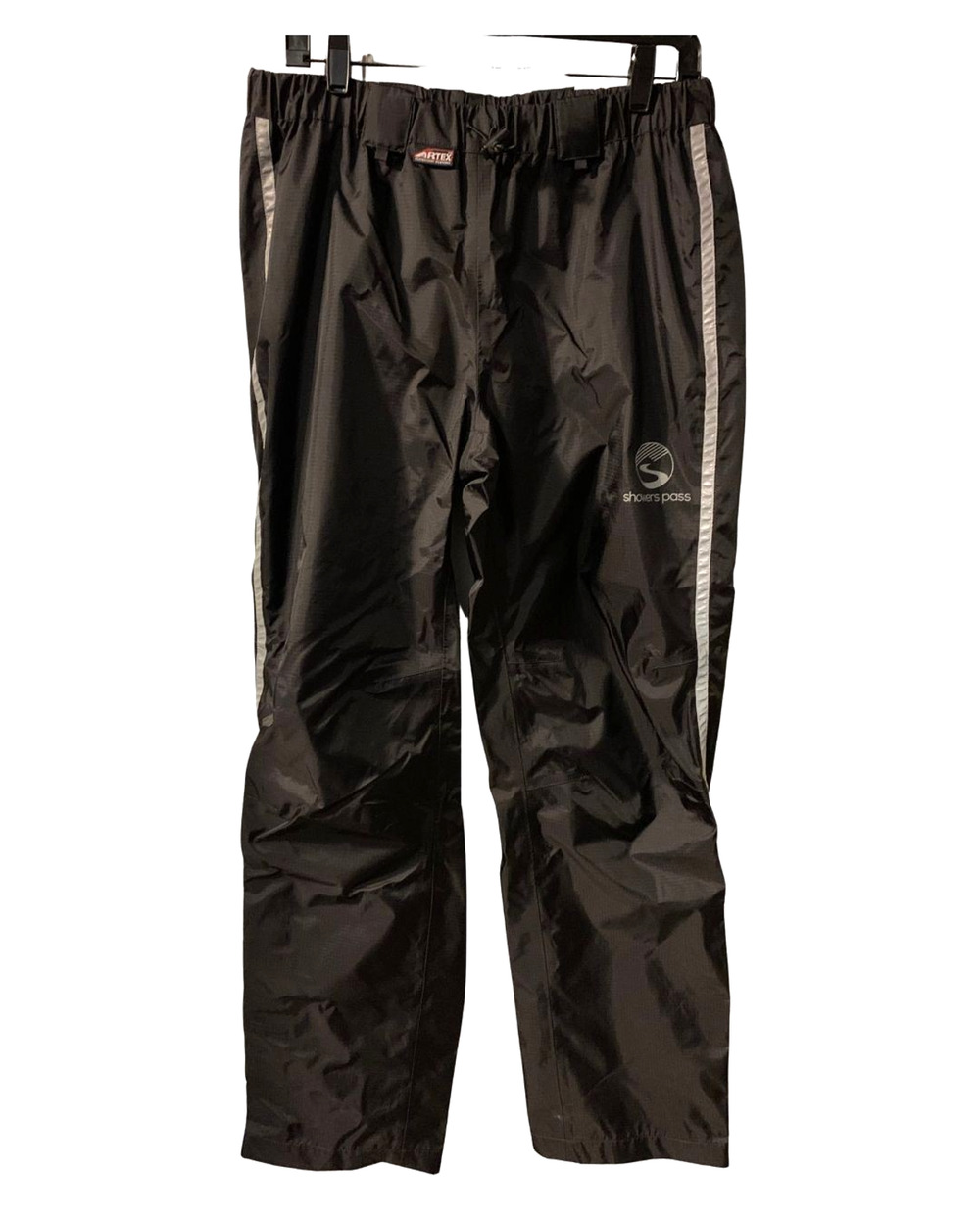 Showers Pass Womens Transit Pants Size L Black Cycling Waterproof Nylon Ripstop